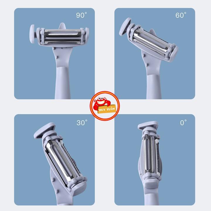 Dụng cụ nạo vỏ rau củ quả 3 lưỡi xoay