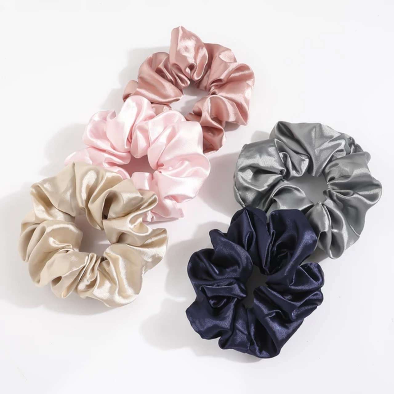 Dây buộc tóc, cột tóc scrunchies lụa dễ thương - Storevanshop CT0008