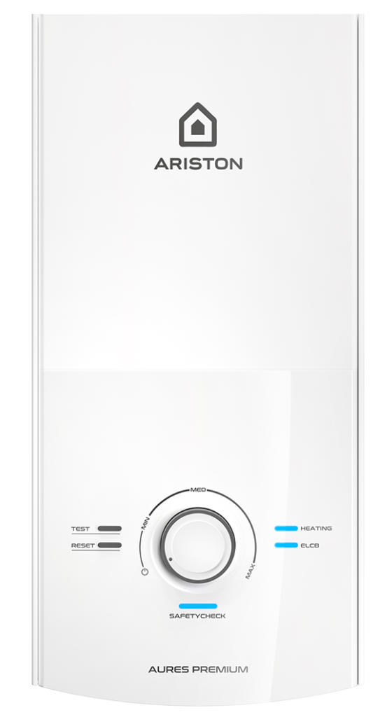 Máy nước nóng trực tiếp Ariston 4500W AURES PREMIUM 4.5 - Hàng Chính Hãng