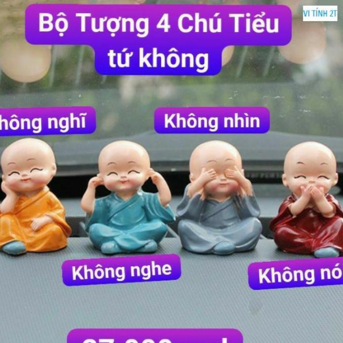 Tượng 4 Chú Tiểu tứ không fullbox