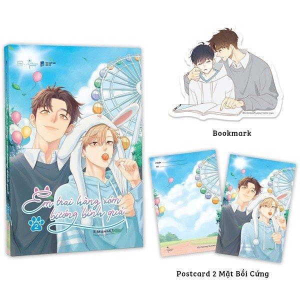 Em Trai Hàng Xóm Bướng Bỉnh Quá - Tập 2 - Tặng Kèm Bookmark Bế + Postcard Bồi