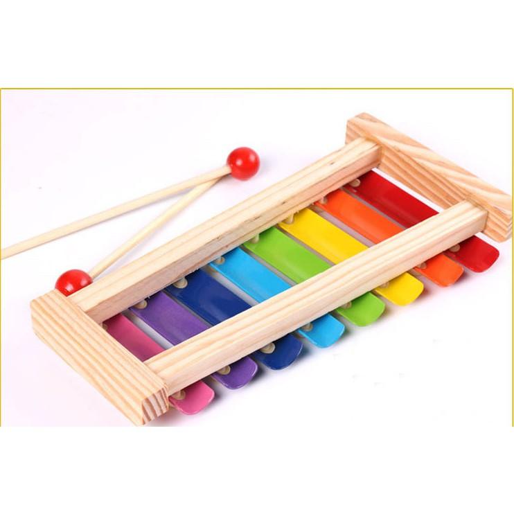 Đàn Xylophone gỗ 8 thanh quãng - Đồ chơi âm nhạc cho bé