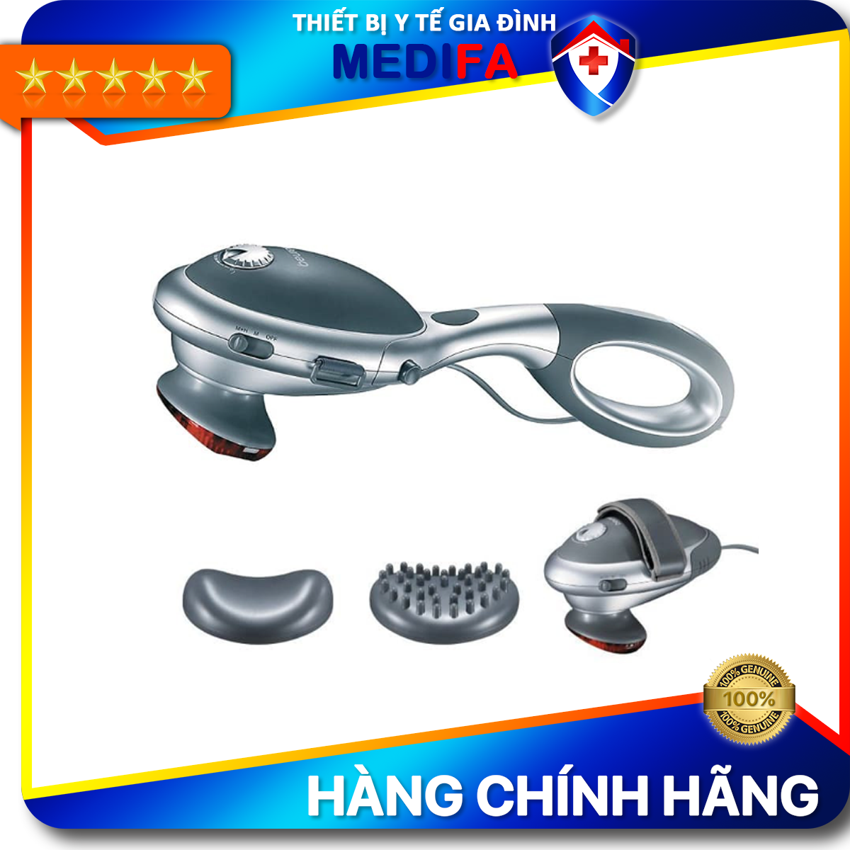 Máy Massage Cầm Tay Đèn Hồng Ngoại Beurer Mg70