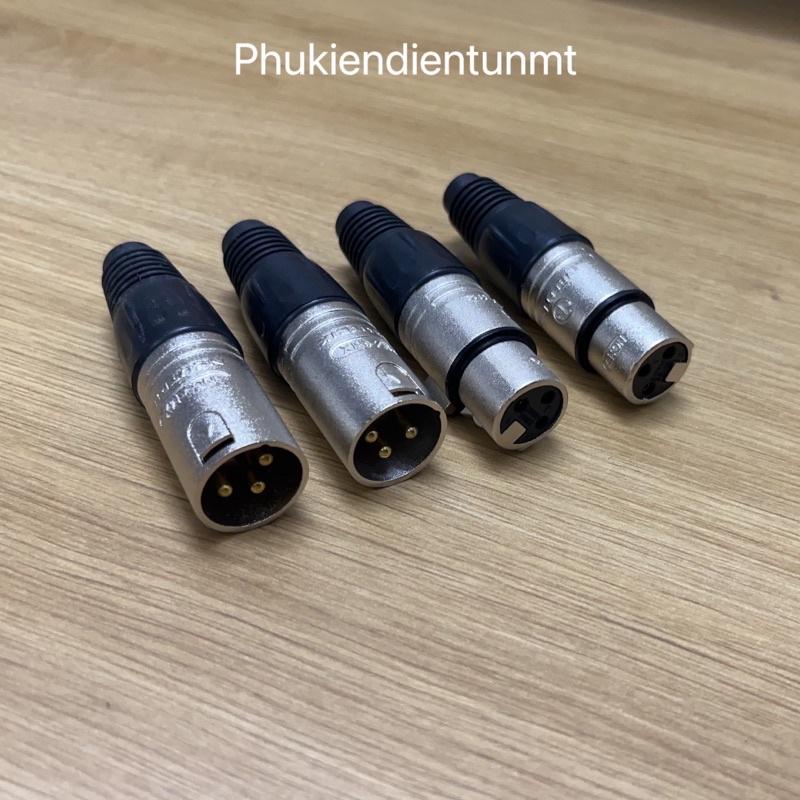 Rắc canon , XLR hàn dây chân đồng
