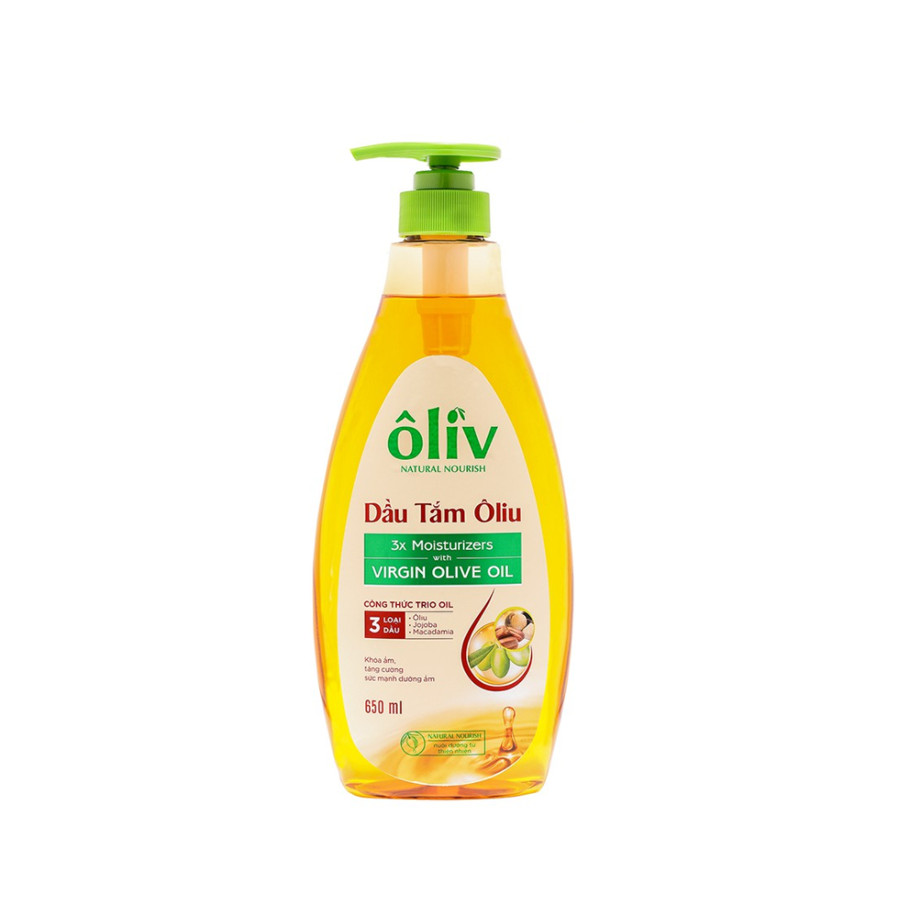 [Hàng Chính Hãng] Dầu Tắm Ôliv Virgin Ôlive Oil 650ml