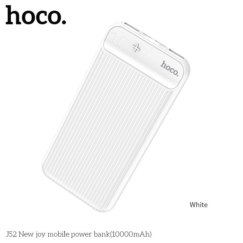 Sạc pin dự Phòng HOCO J52 10.000mAh-Hàng chính hãng - Đen