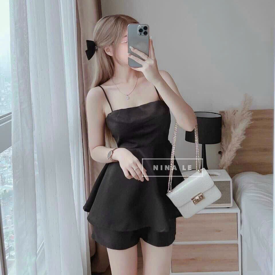 SET ÁO 2 DÂY TRƠN VỚI QUẦN NGẮN