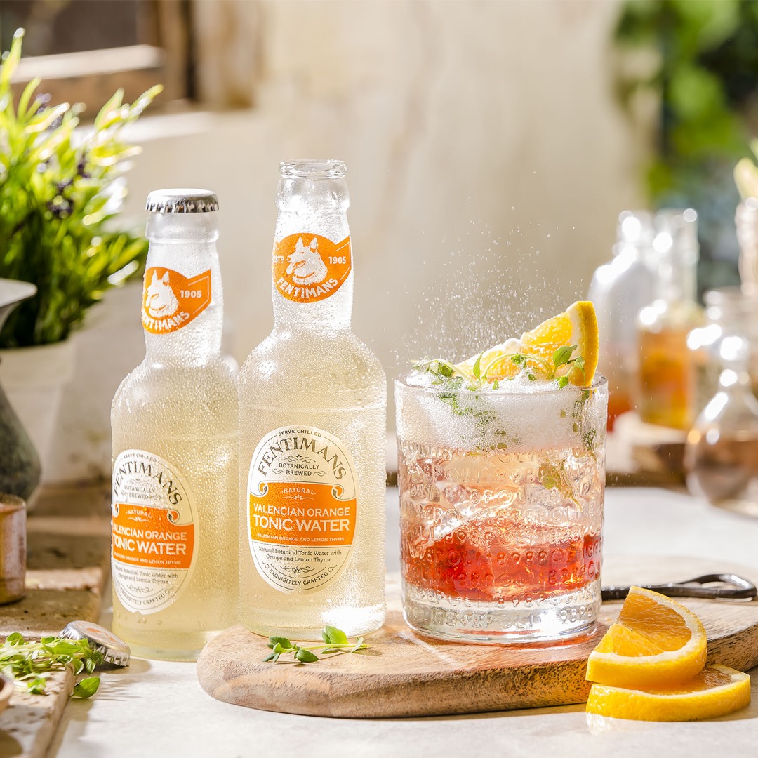 Fentimans Tonic Nước Thảo Mộc Có Ga Vị Cam Valencian Orange Anh Quốc Lốc 4 Chai - Hàng chính hãng