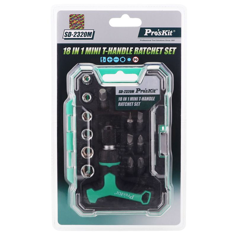 BỘ TUA VÍT 18IN1 PRO'SKIT SD-2320M