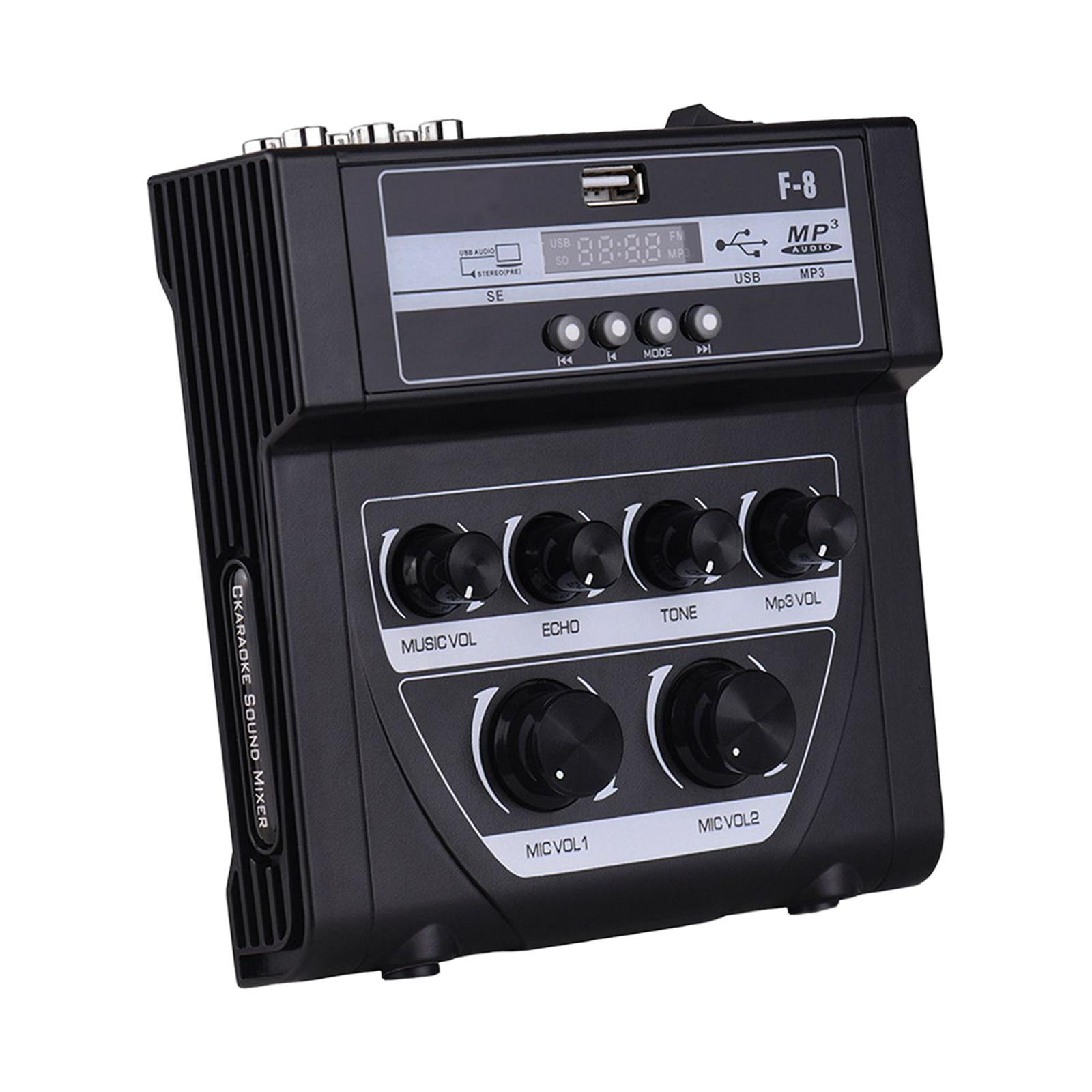 Mic Mixer Audio Sound Mixing Board Sound Mixing Console for Live Broadcast