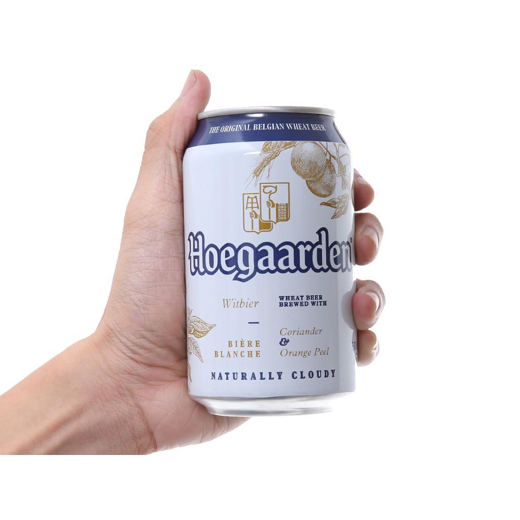 Lon bia lẻ HOEGAARDEN WHITE 330ml dùng thử