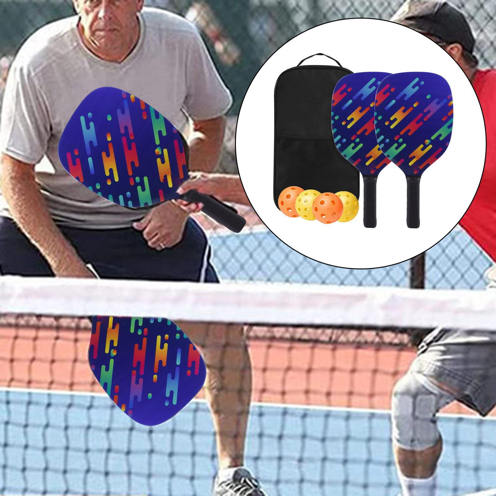Portable Pickleball Paddles Set Gift Lightweight Pickleball Rackets for Indoor Outdoor