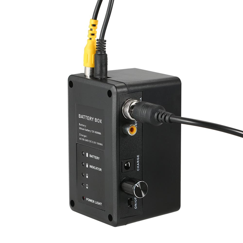 SYANSPAN 4500mah Pin của Máy quay video kiểm tra đường ống và Đường ống thoát nước Hệ thống nội soi công nghiệp Hộp di động