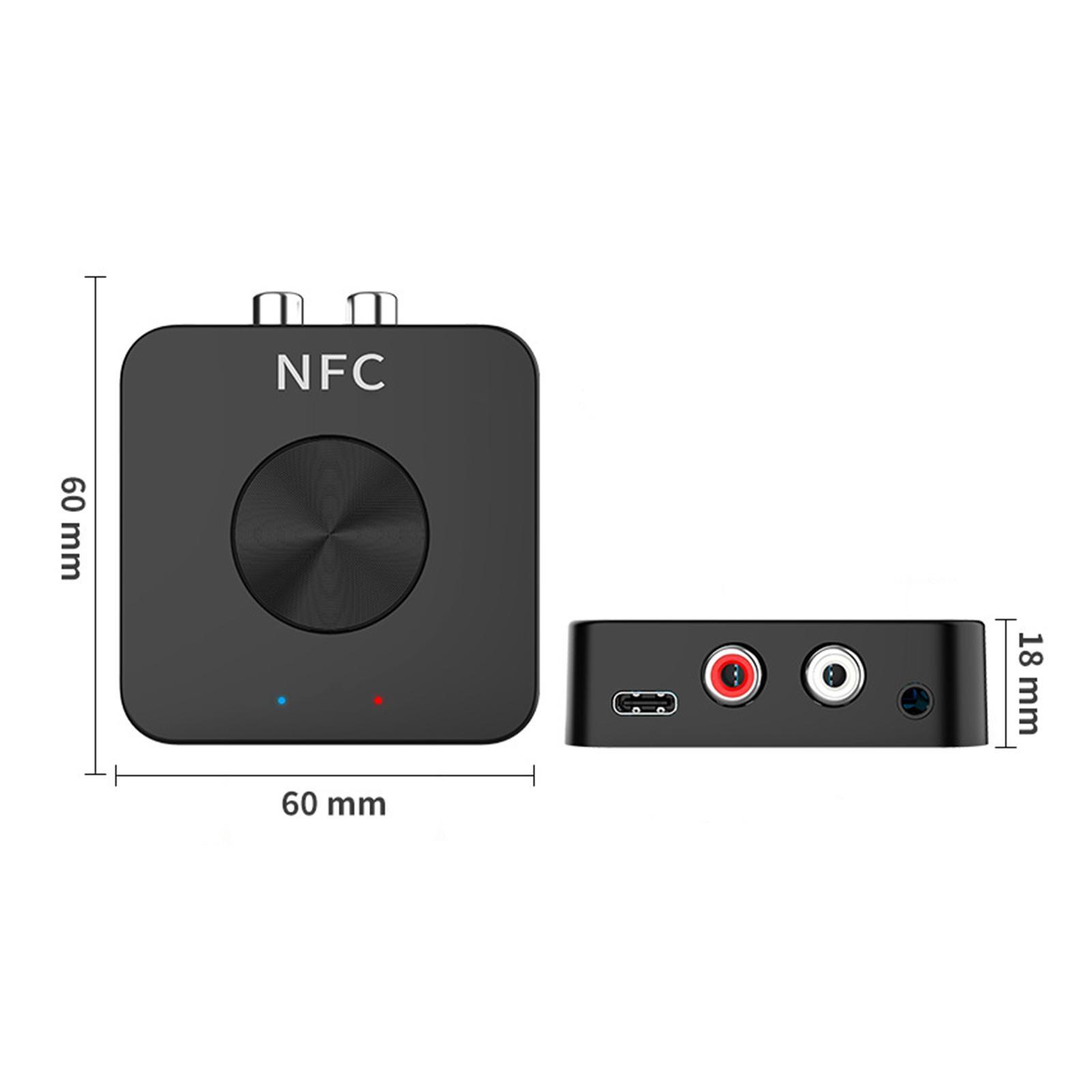 NFC Wireless Bluetooth Receiver AUX RCA for Home Stereo Sound System Music