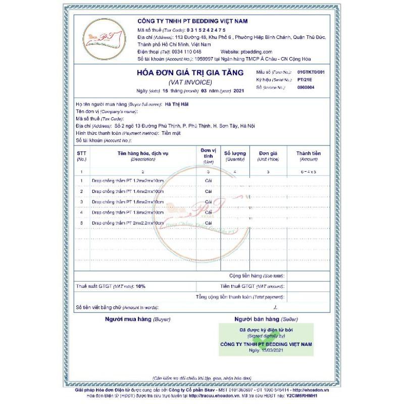 Ga Cotton thun phủ nano chống thấm nước hoa 3d