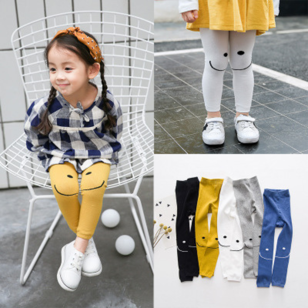 Quần legging bé gái cao cấp, quần tất cho bé 1 tuổi đến 7 tuổi chất cotton len họa tiết dễ thương