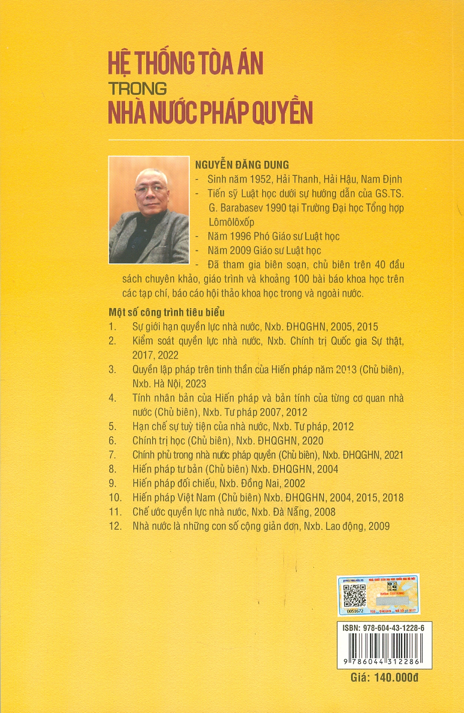 Hệ Thống Toà Án Trong Nhà Nước Pháp Quyền (Tái bản lần 1 có chỉnh sửa, bổ sung) - Nguyễn Đăng Dung (Chủ biên)