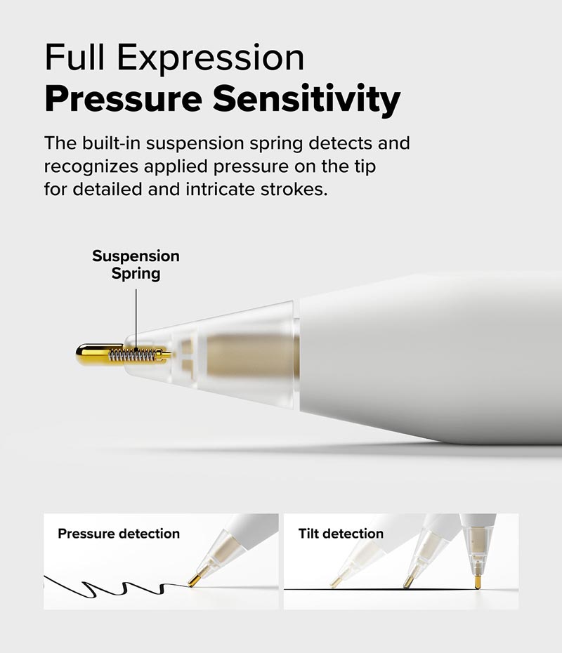 [Combo 3] Đầu bút thay thế Ringke Metal / HB / 2B Tip dành cho Apple Pencil - Hàng Chính Hãng