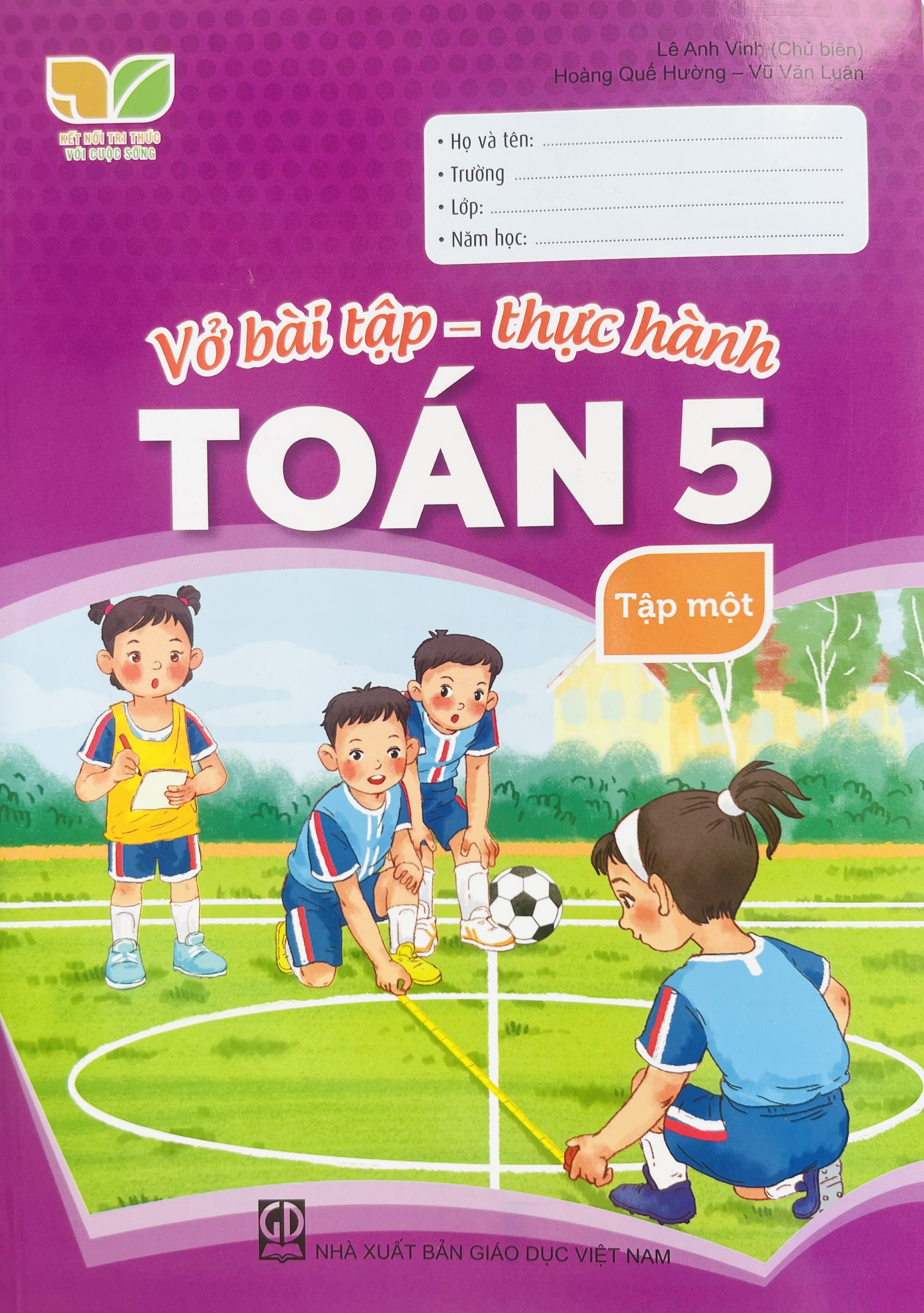 Hình ảnh Sách - Vở bài tập - thực hành Toán lớp 5 tập 1+2 (Kết nối tri thức với cuộc sống)