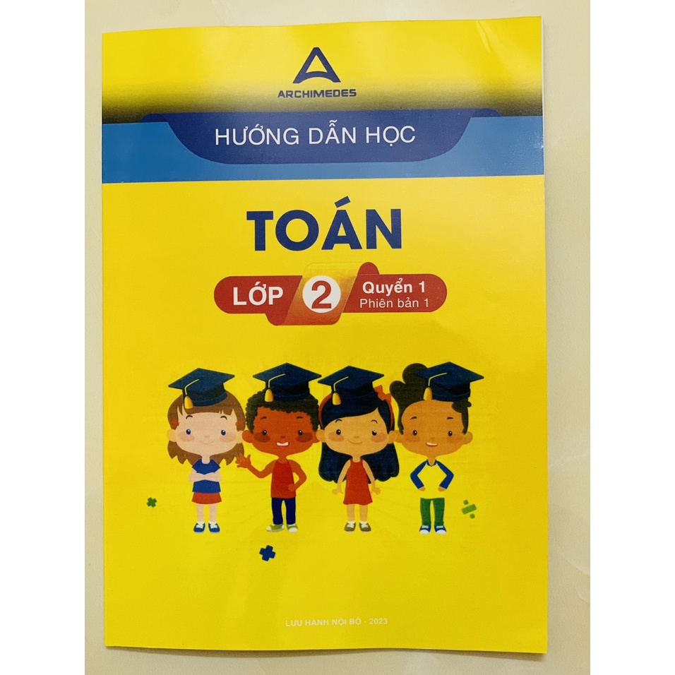 Sách - Combo 4 cuốn Hướng dẫn học toán lớp 2 (trường Archimedes school )