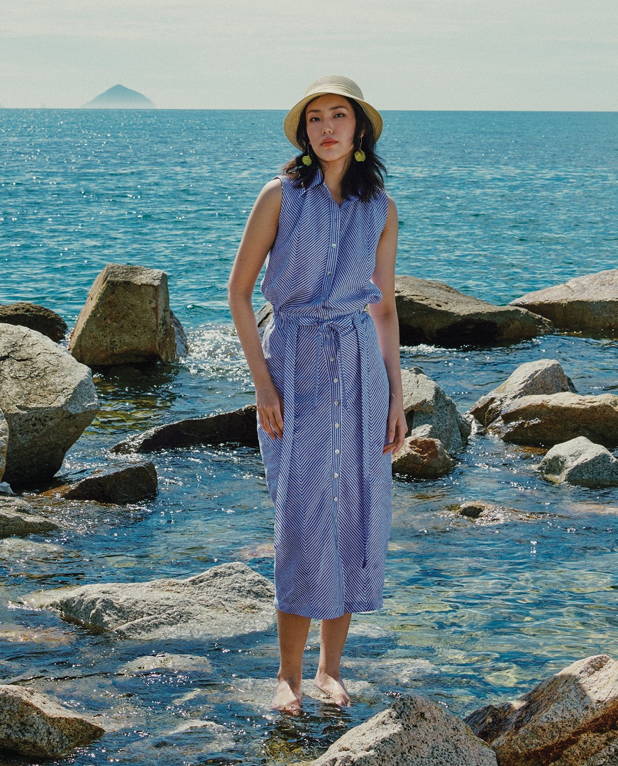 Áo Croptop Linen Tuyền TOP224 thời trang thiết kế Hity