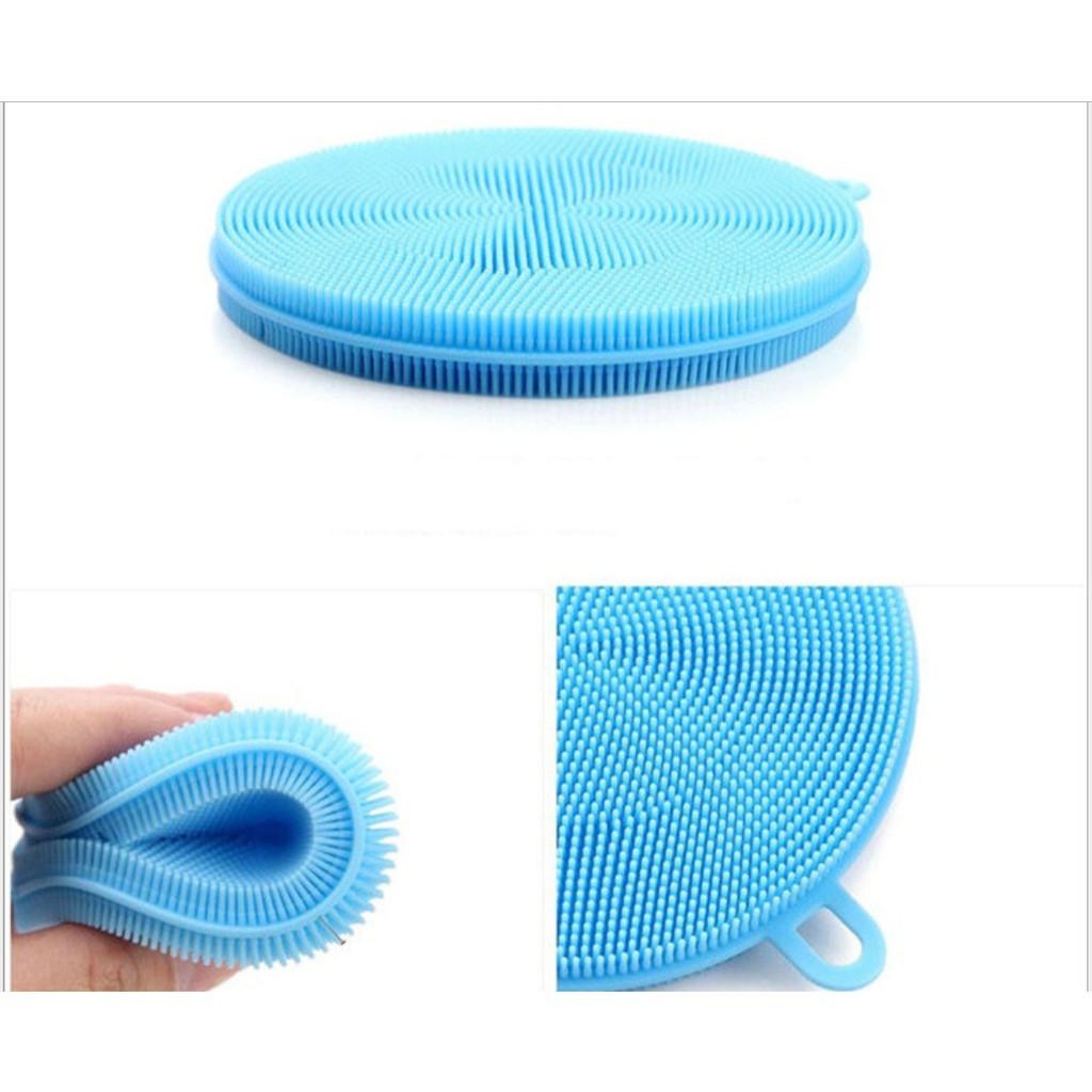 Miếng rửa chén silicon - giao màu ngẫu nhiên