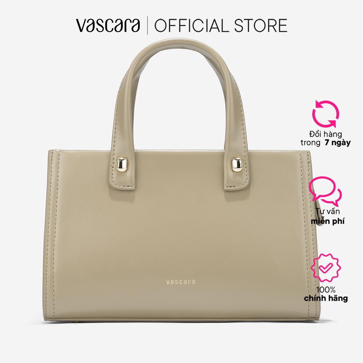 Vascara Túi Xách Tay Basic Phối Quai Đôi - TOT 0176