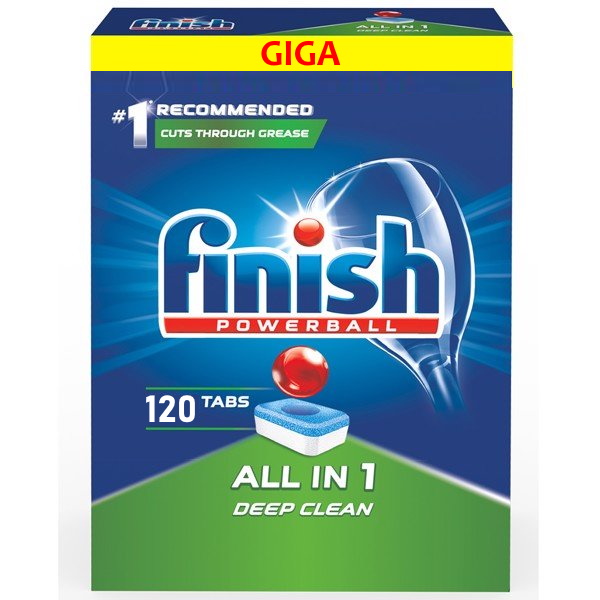 Combo Viên Finish All in one 120V + 1.5kg Muối rửa bát Finish chuyên dùng cho máy