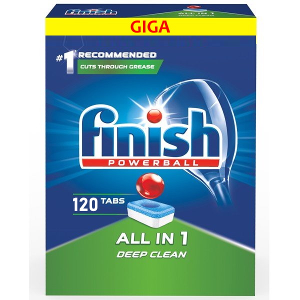 Viên rửa bát Finish All in one 120 viên