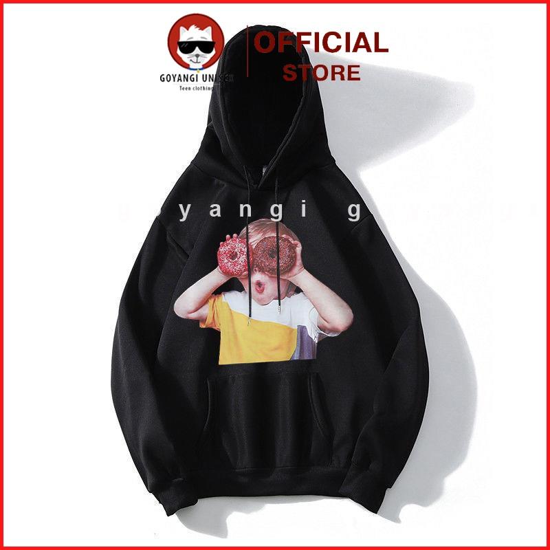 Áo Hoodie GOYANGI Unisex Em Bé Donut Form Rộng Oversize Phong Cách Hàn Quốc