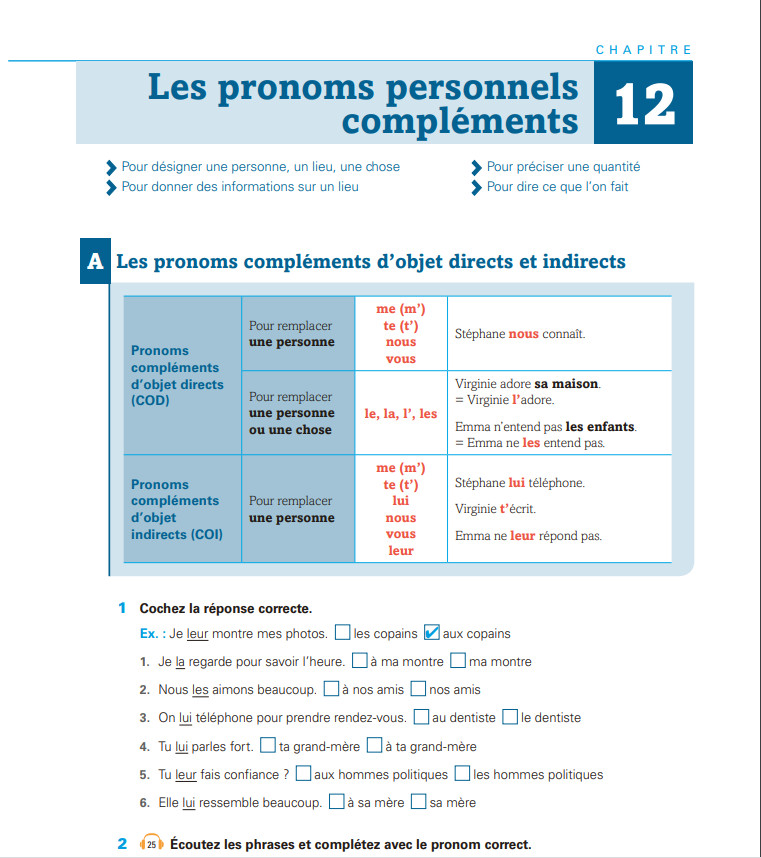 Sách học tiếng Pháp: En Contexte : Exercices de grammaire A2