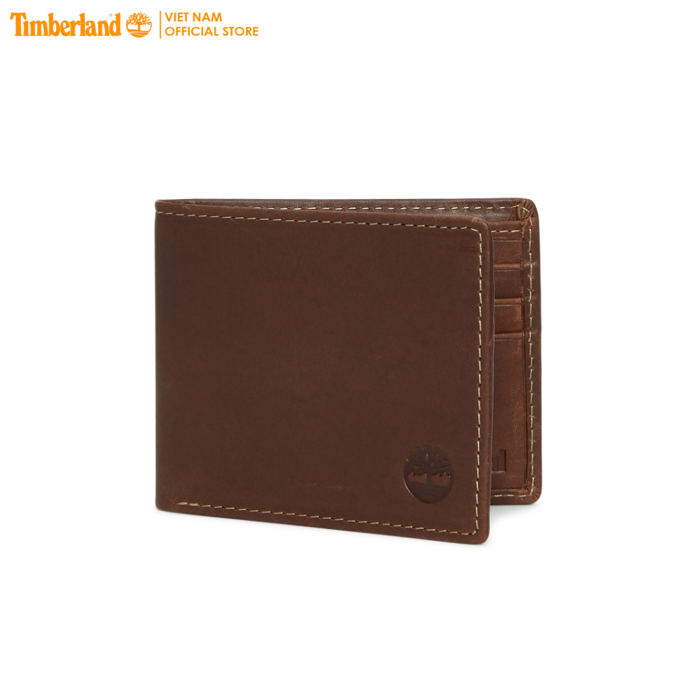 [Original] Timberland Ví Da Nam D99704 Crazy Horse Billfold Brown TB0A2MNF22