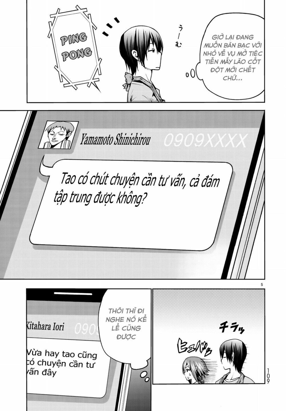 cô gái thích lặn - grand blue chapter 44 5