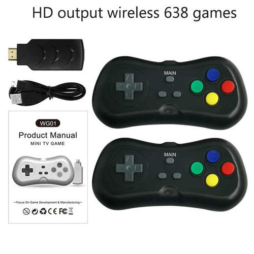 Máy Chơi Game 4 Nút HDMI Chơi Game PS1,Station Trên Tivi,Máy Trò Chơi Điện Tử Không Dây, Máy Game Stick 4K Điện Tử 4 Nút ( Tặng chai dầu tràm hoa nén) giao theo màu ngẫu nhiêni