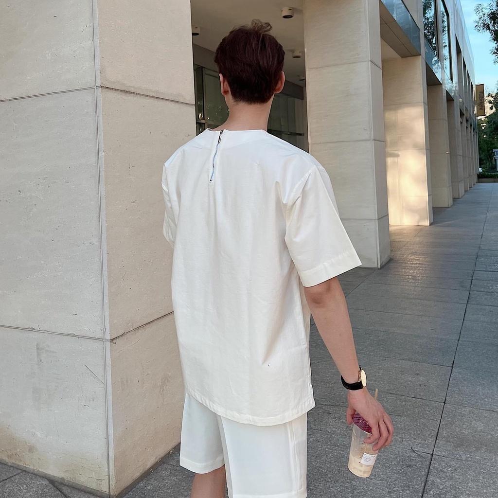 Áo kiểu cổ tròn dáng rộng trắng Yours Oversized Top