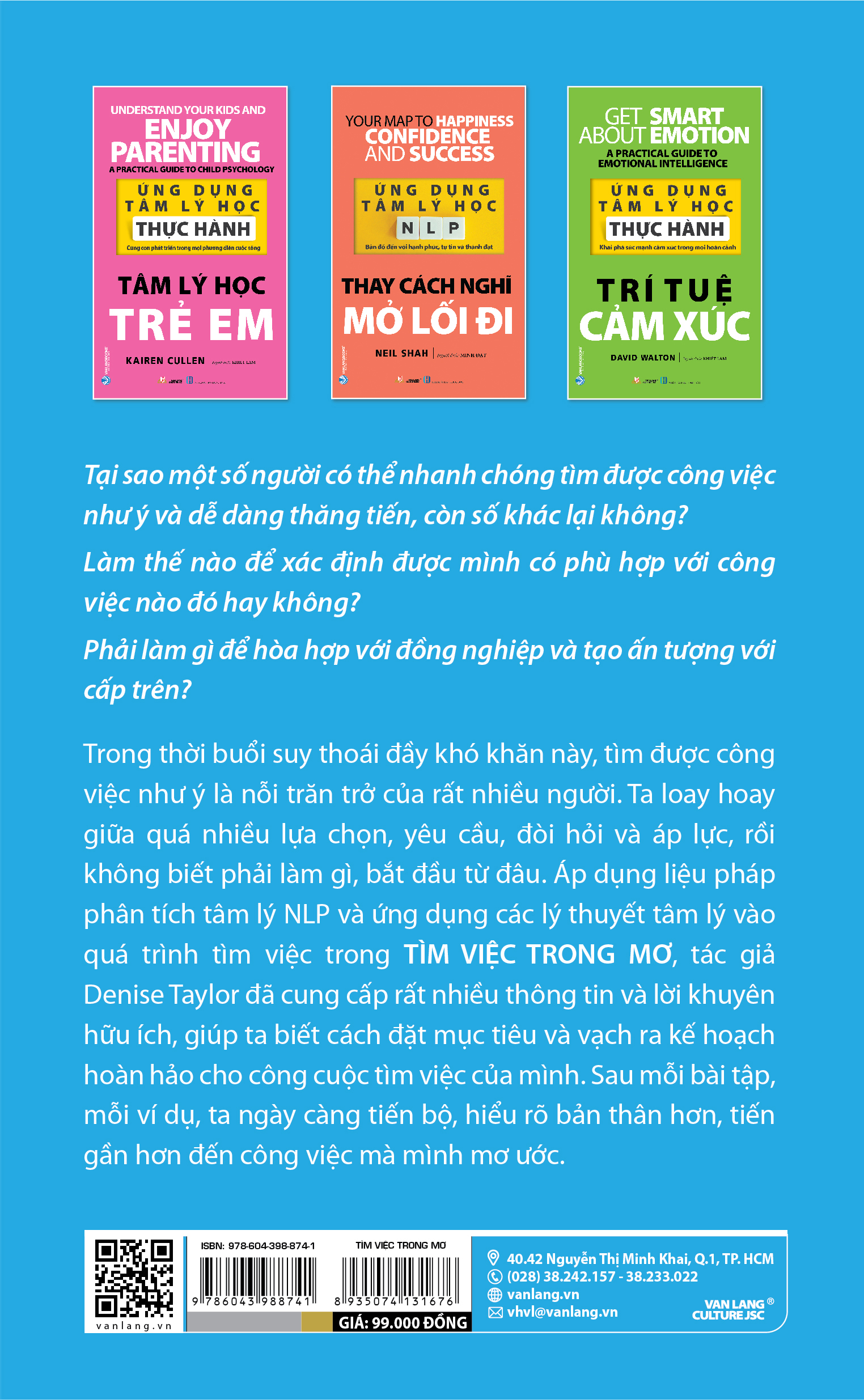 Ứng Dụng Tâm Lý Học Thực Hành - Tìm Việc Trong Mơ - Denise Taylor - Vanlangbooks