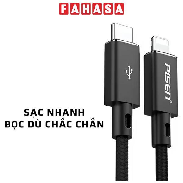 Cáp Sạc Nhanh Pisen Quick MF Lightning &amp; Type-C (C-L ) 1000mm