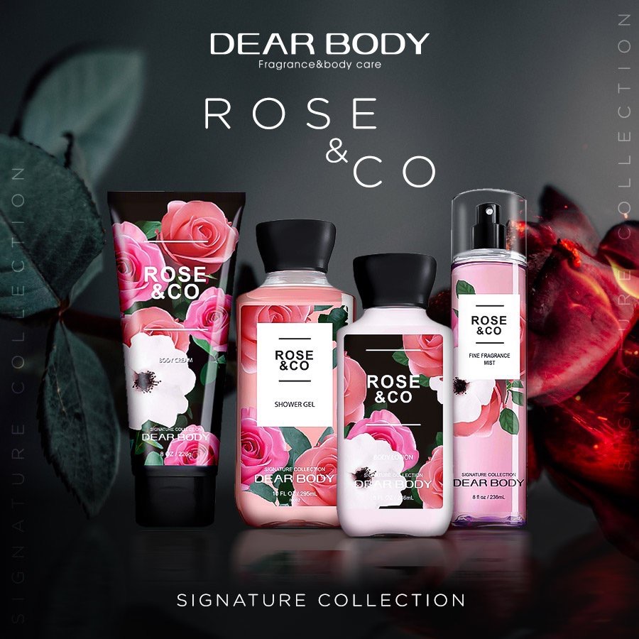 Gel Tắm Nước Hoa DEAR BODY 295ml - Làm Sạch Trắng Sáng Da - Giúp Da Mềm Mịn - Cân Bằng Độ Ẩm - Hương Thơm Ngọt Ngào - Tươi Mát - Lưu Hương Tới 8h