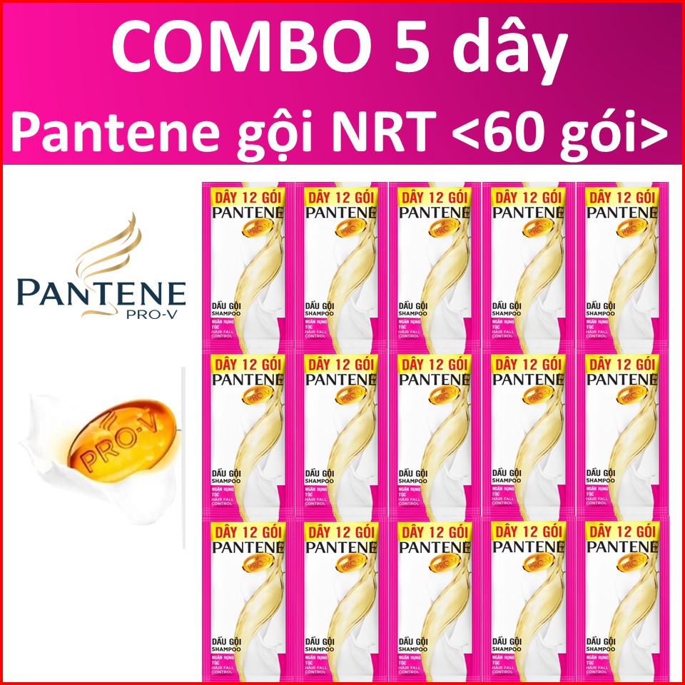 COMBO 5 dây Dầu gọi Pantene Ngăn rụng tóc