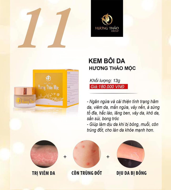 Kem Bôi Da Giảm Dị Ứng Hương Thảo Mộc Hũ 13gr