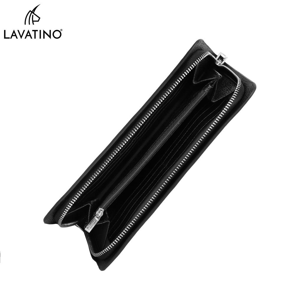 Ví Nam Cầm Tay VICTOR Clutch Da Bò Thật Cao Cấp Thiết Kế 1 Khoá Chính Hãng LAVATINO - CLB24