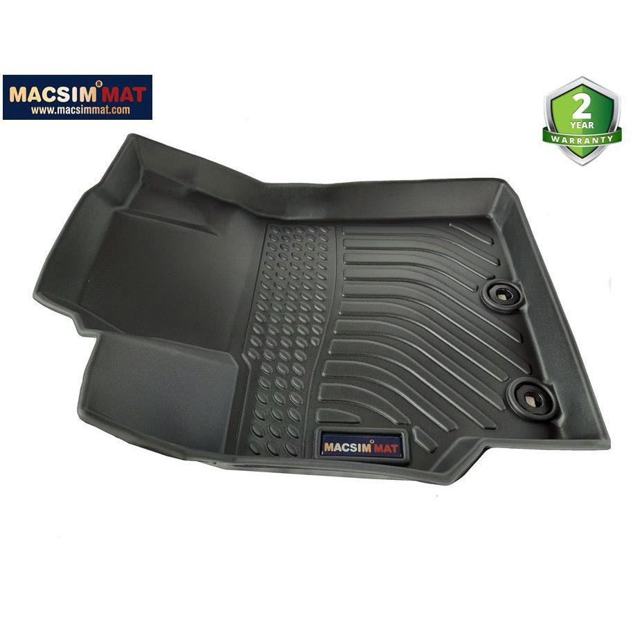Thảm lót sàn xe ô tô Toyota Yaris 2014- nay Nhãn hiệu Macsim chất liệu nhựa TPV cao cấp màu đen(FDW-084