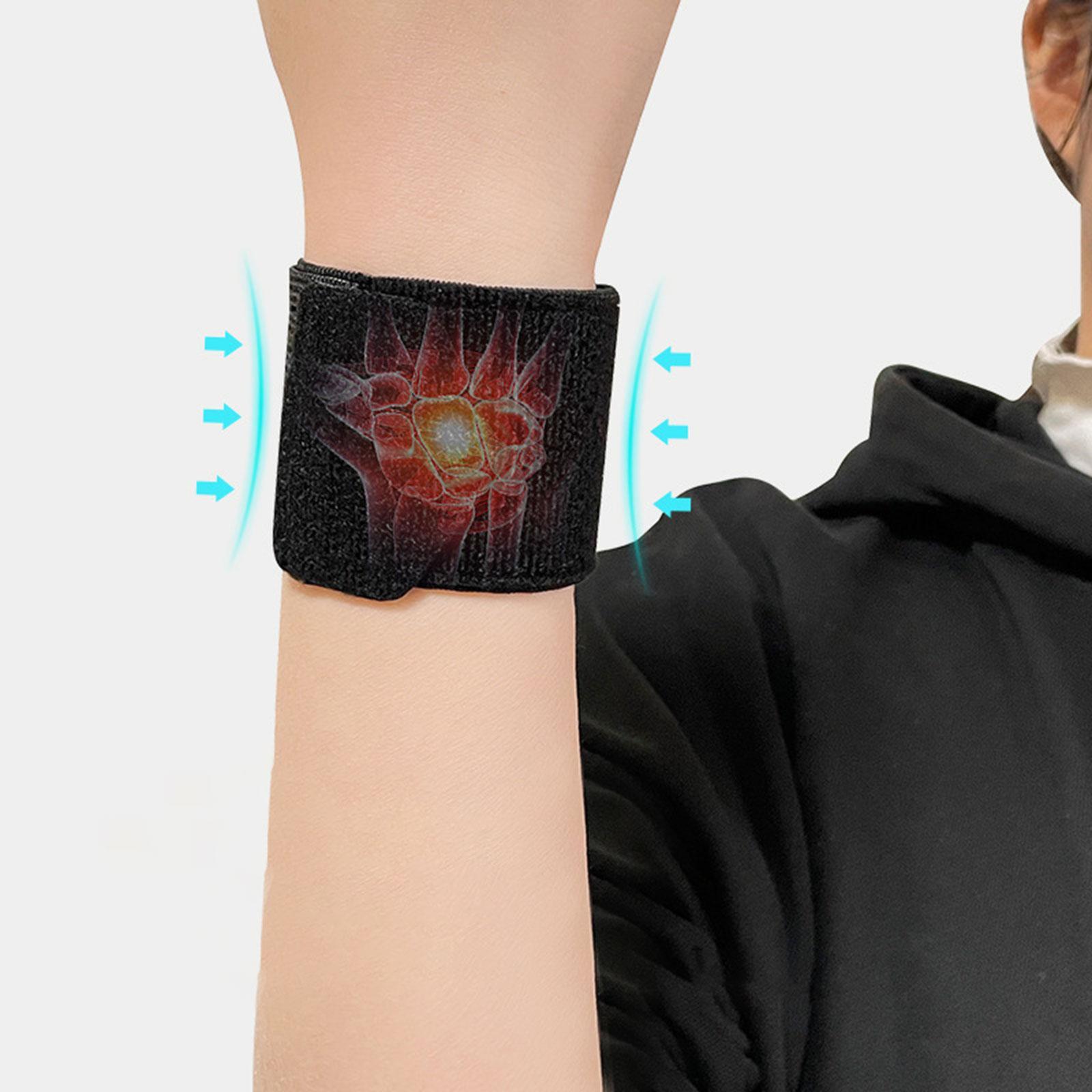 Wrist Compression Brace, Wrist Sleeve Support, Lightweight Adjustable Wrist Band, Compression Wrist Strap, for Fitness Men Women Gym