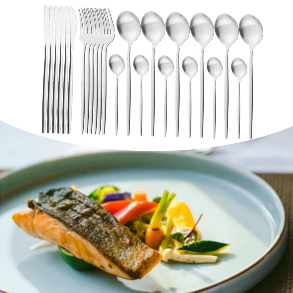 Cutlery Set Stainless Flatware Eating Tableware Cutlery