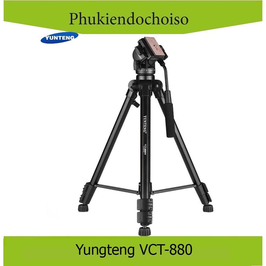 Chân máy ảnh Tripod Yunteng VCT-880 - Hàng Chính Hãng