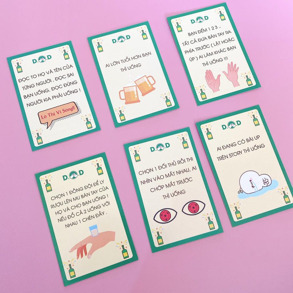 Bộ Bài XÕA Drinking Card Game Sắc Thái 16+ Cho Bữa Tiệc Ăn Nhậu Uống Rượu Bia Bùng Cháy Cuộc Vui &amp; Thăng Hoa Cảm Xúc