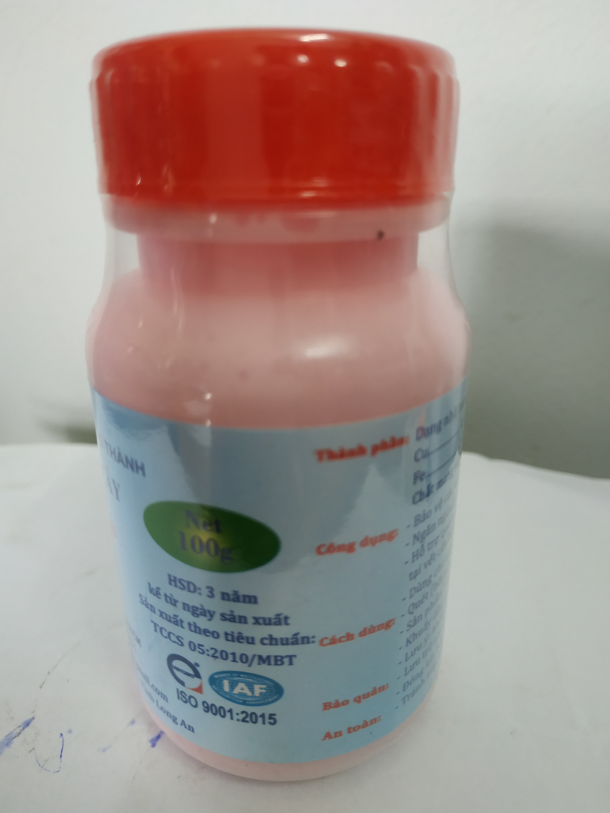Keo liền da MỸ TIẾN màu hồng - chai 100g