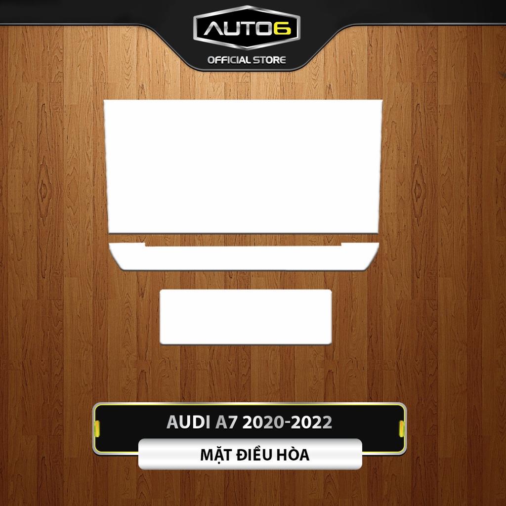 AUDI A7 2020-2022: Film PPF dán chống xước nội thất ô tô - AUTO6 &lt; Cam kết chống xước và che mờ các vết xước