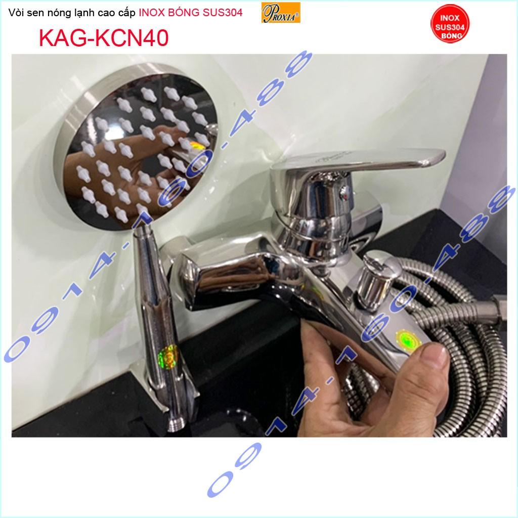 Vòi sen nóng lạnh inox bóng gương trọn bộ bòi sen tắm nóng lạnh nước mạnh sử dụng tốt