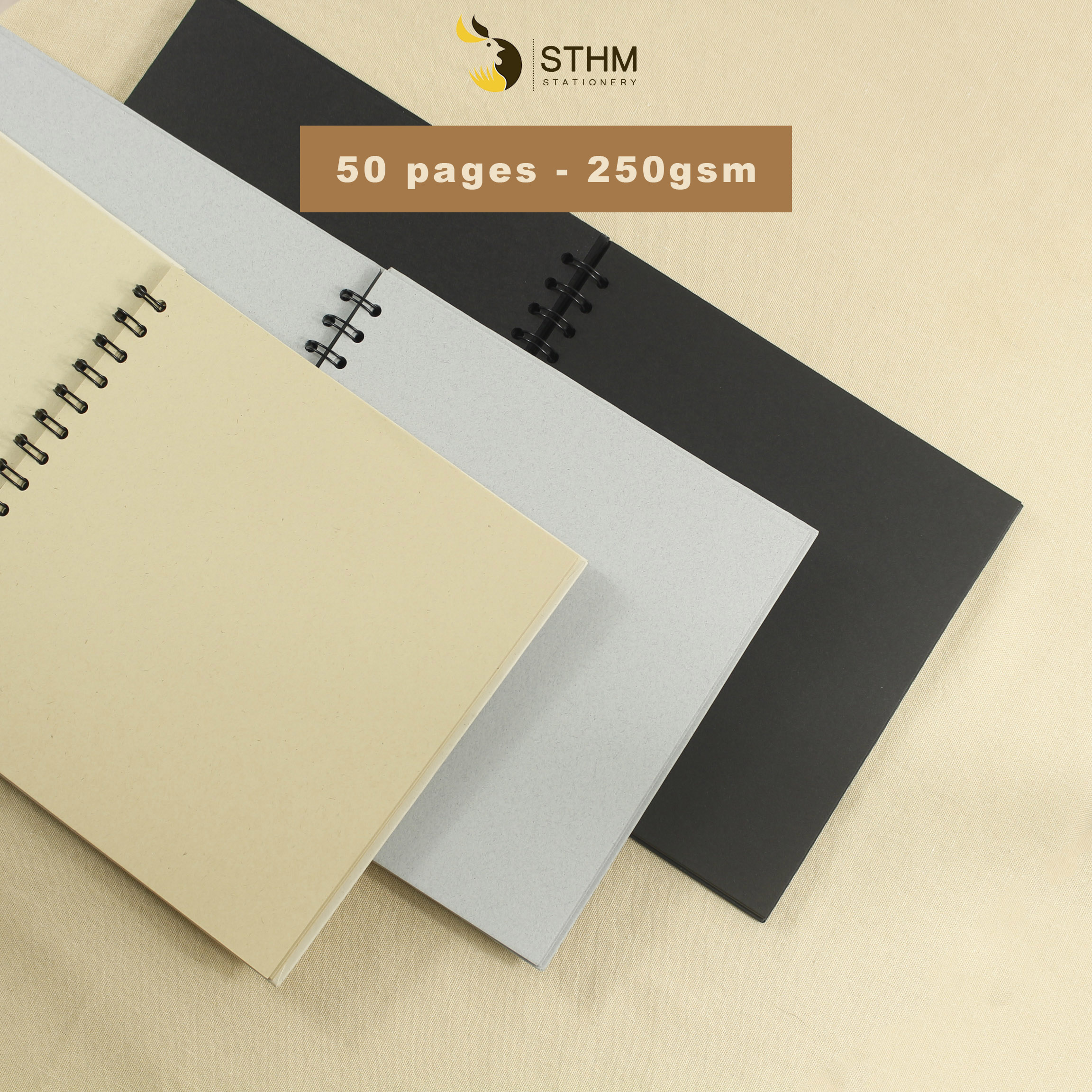 Sổ dán ảnh - 20x20cm - Giấy mỹ thuật 250gsm - STHM